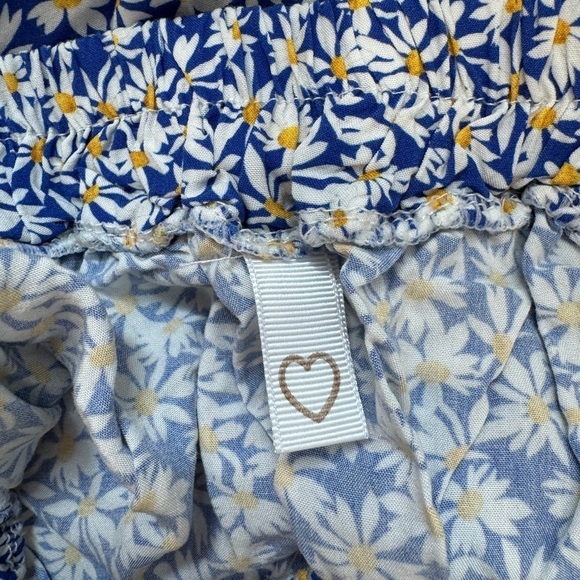 Maxi Floral Front Button Blue and White Skirt - Picture 7 of 8